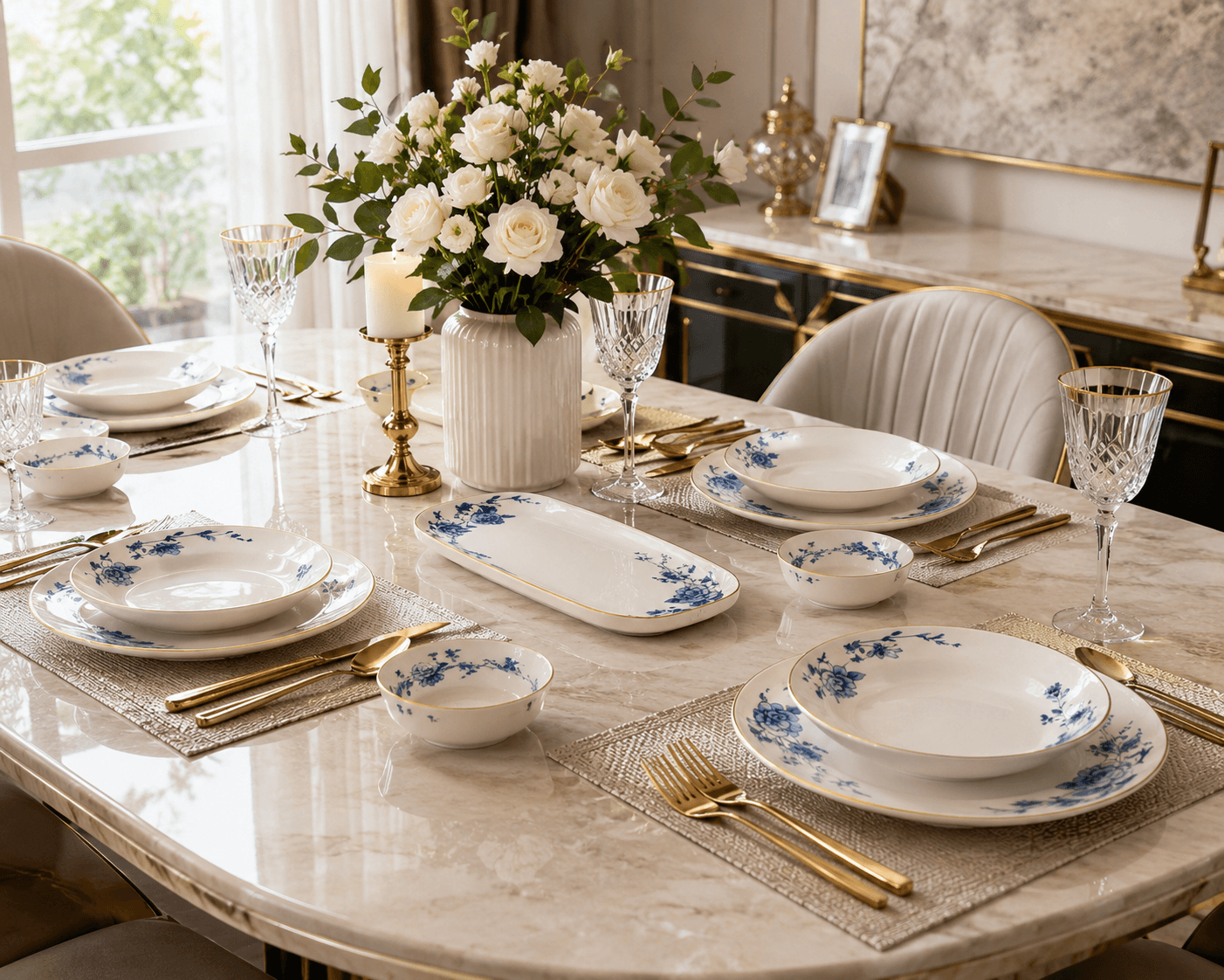 Luxury bone china dinner sets Canada
