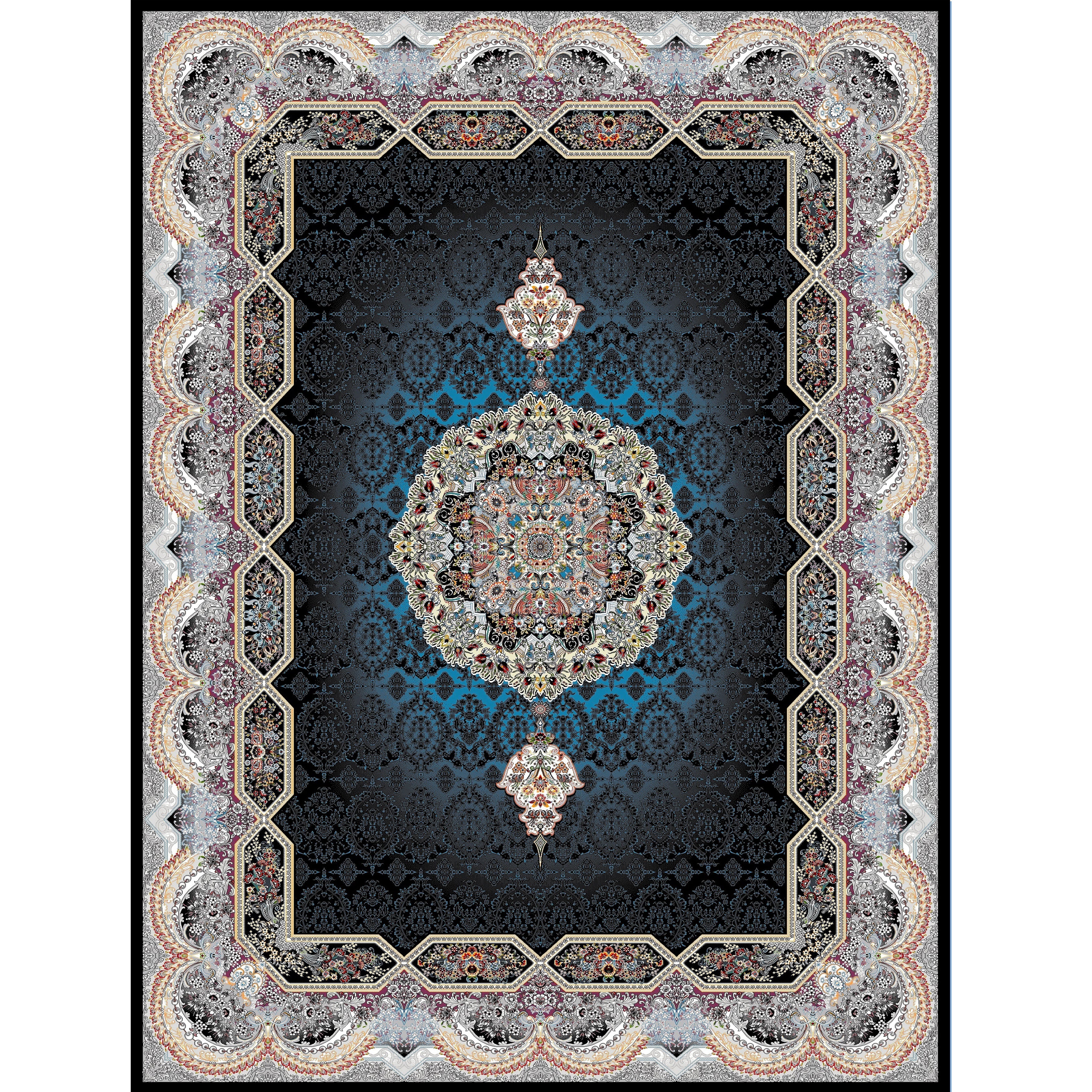 HALIDAY 700 Reed Persian Rug - GLARA HOME