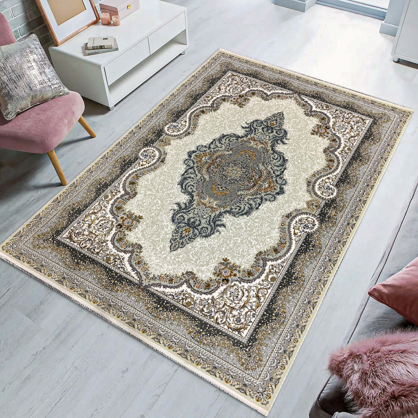 ARSES 1200 Reed Persian Rug - GLARA HOME