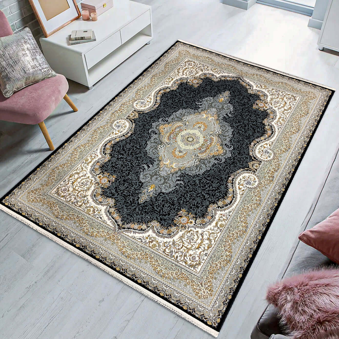 ARSES 1200 Reed Persian Rug - GLARA HOME