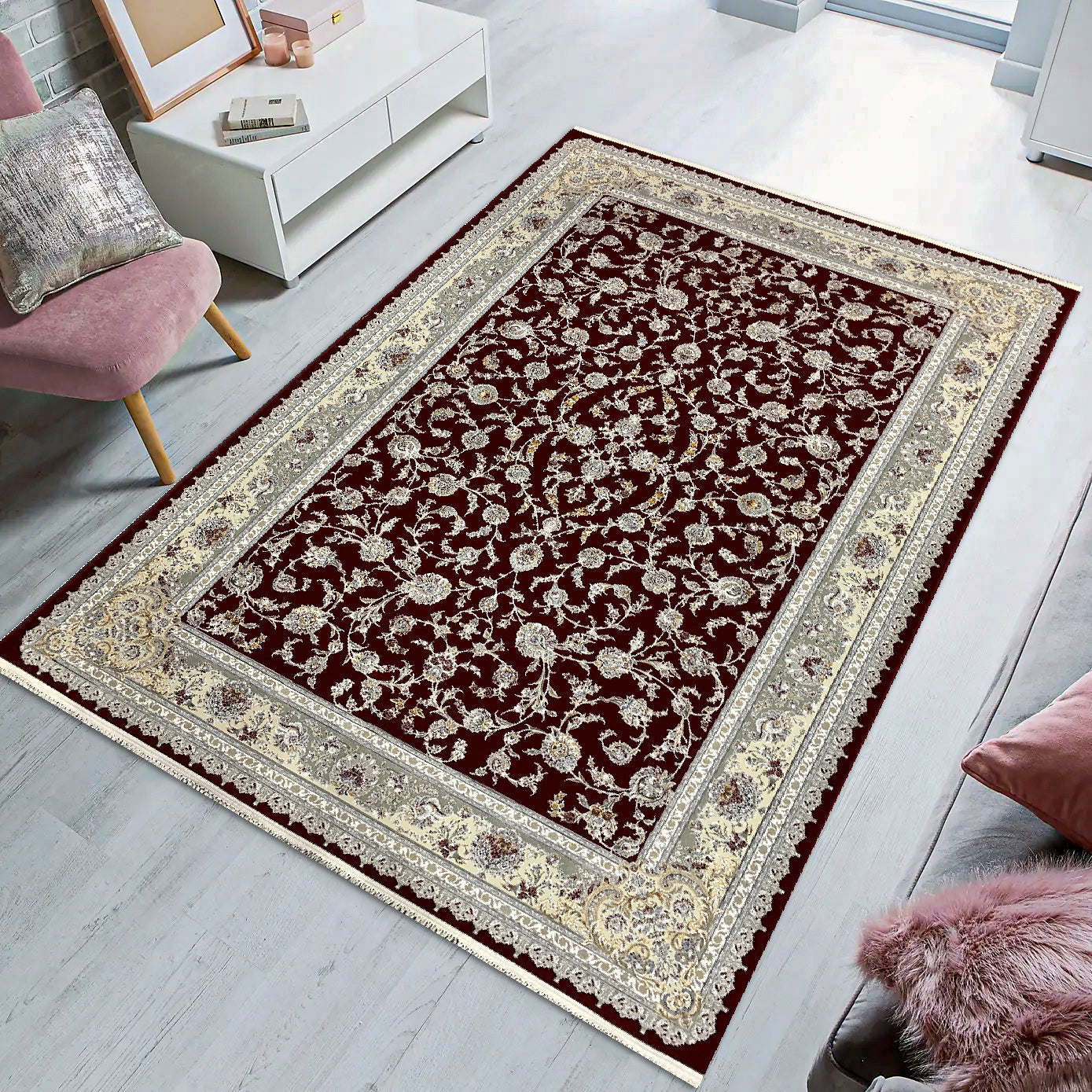 Mehraban 1200 Reed Persian Rug - GLARA HOME