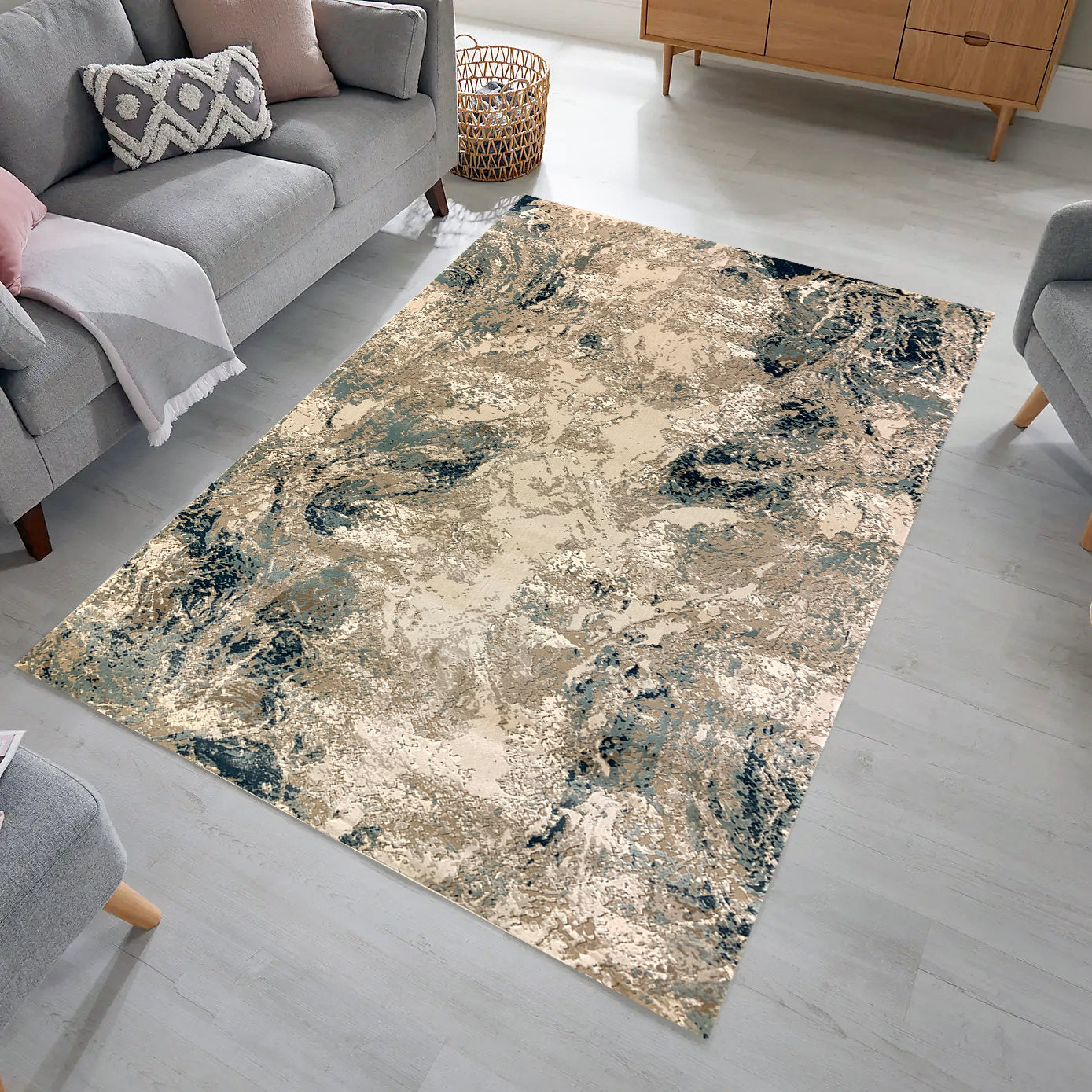 H6217 Modern Rug - GLARA HOME