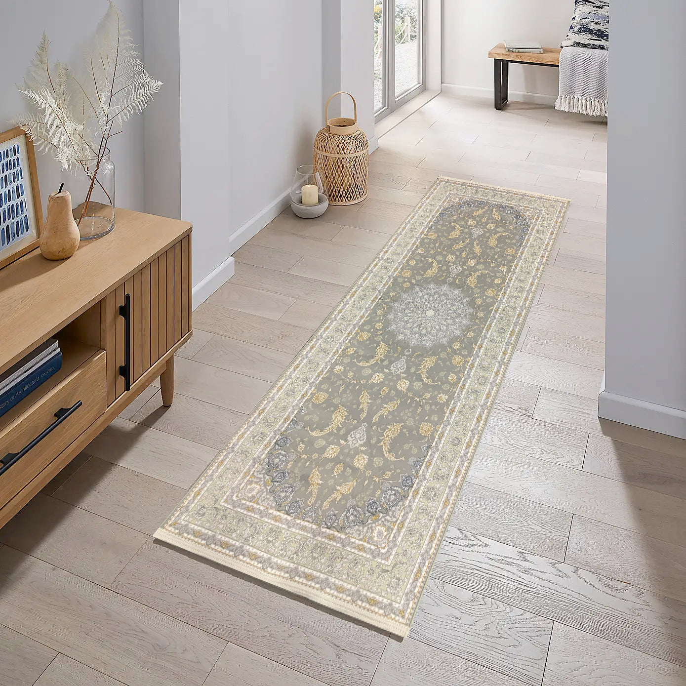 Isfahan 1200 Reed Runner Rug - GLARA HOME