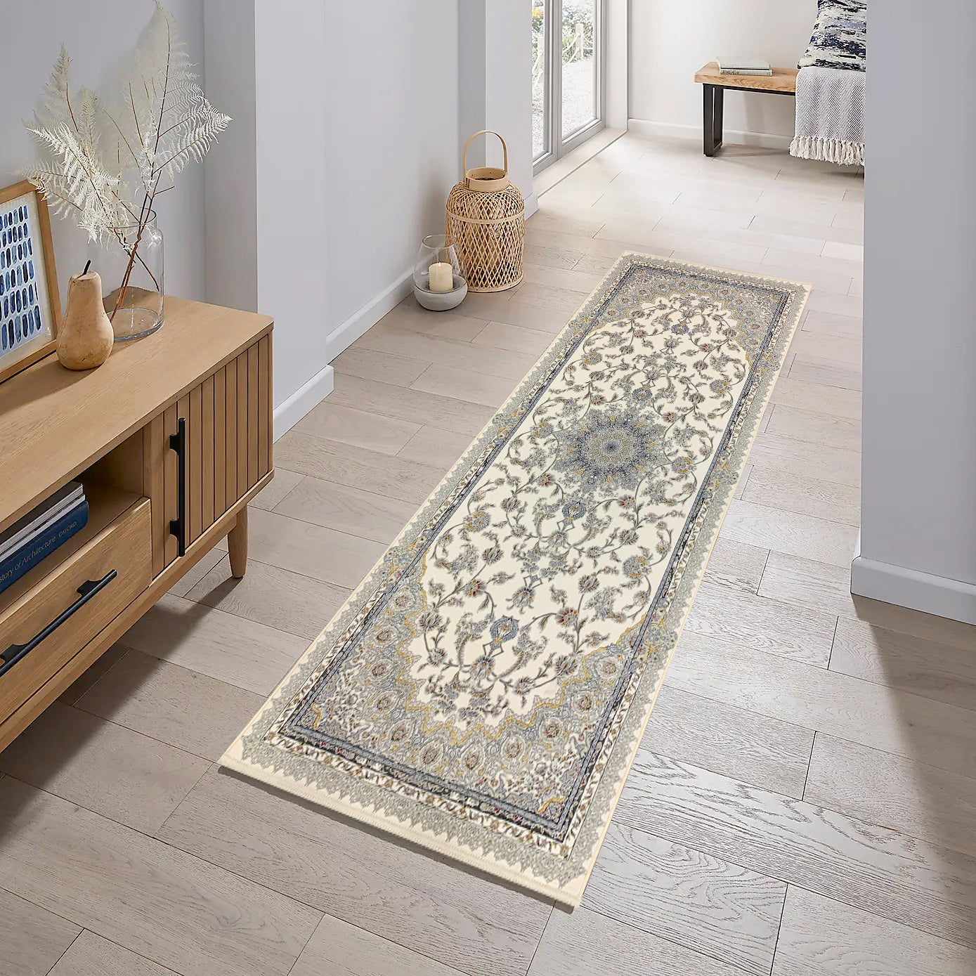 Tida 1200 Reed Runner Rug - GLARA HOME