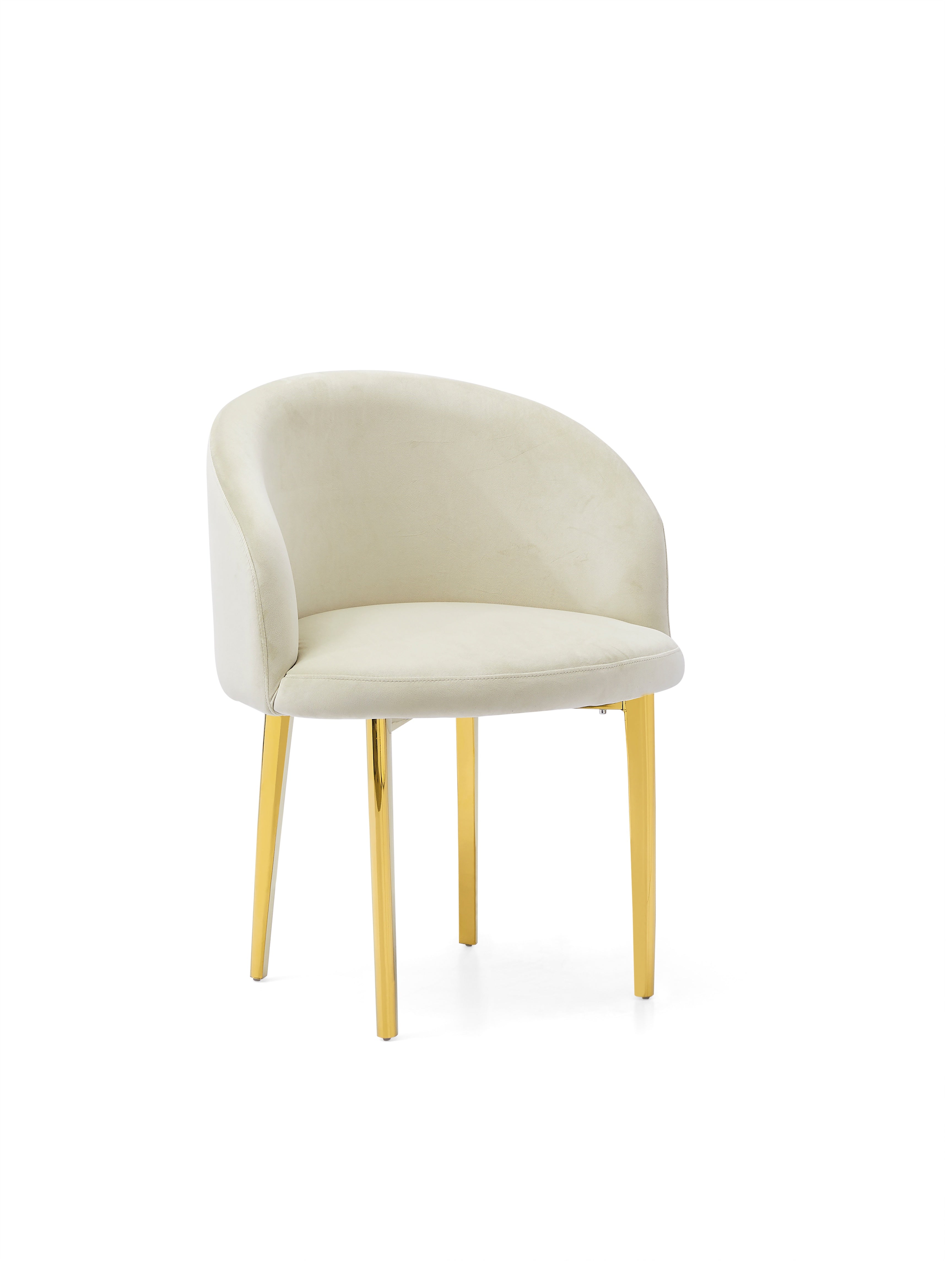 GL1 Dining Chair (Gold Cream) - GLARA HOME