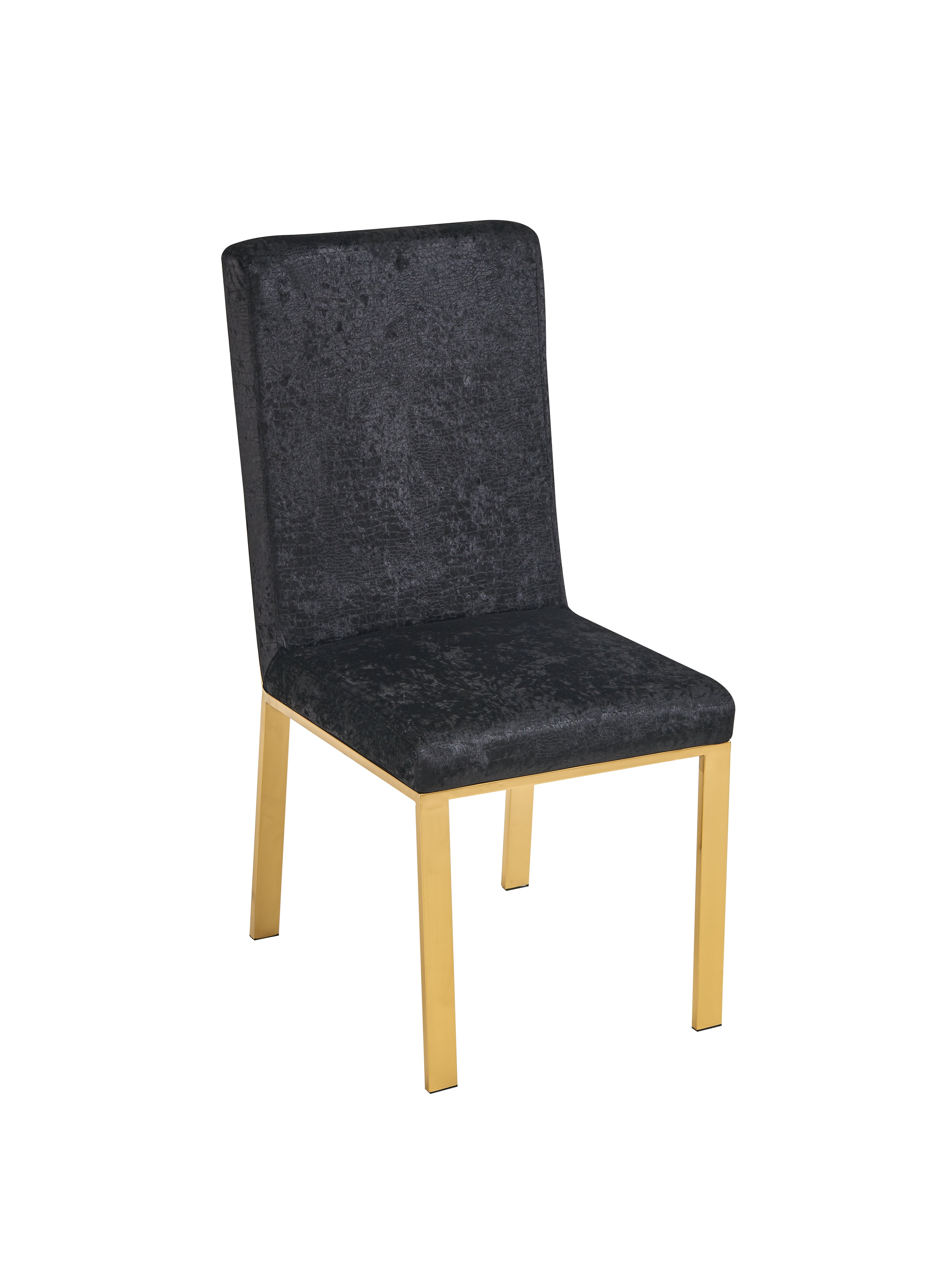 222 Dining Chair (Gold Cream) - GLARA HOME