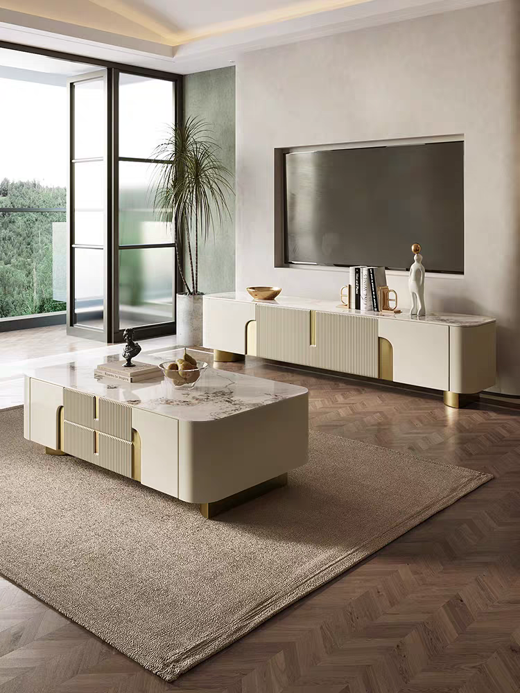 EAWX007 Artus Modern White Coffee Table - GLARA HOME