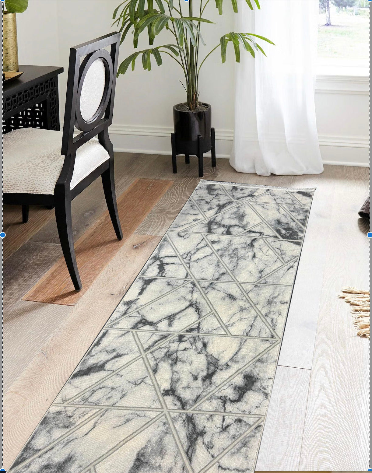 23999-096 Runner Rug - GLARA HOME