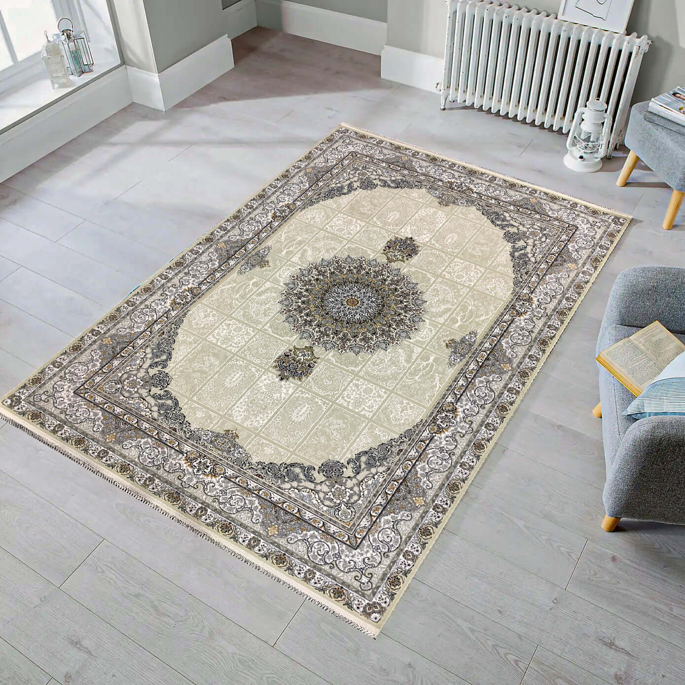 Avin 1200 Reed Persian Rug - GLARA HOME