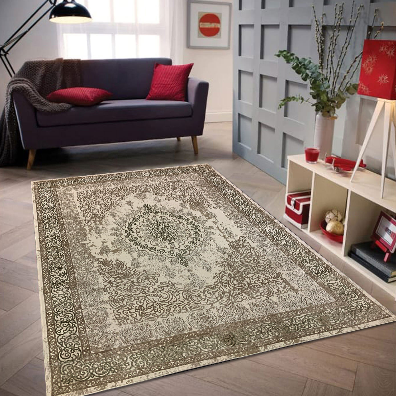 H5110 Modern Rug - GLARA HOME