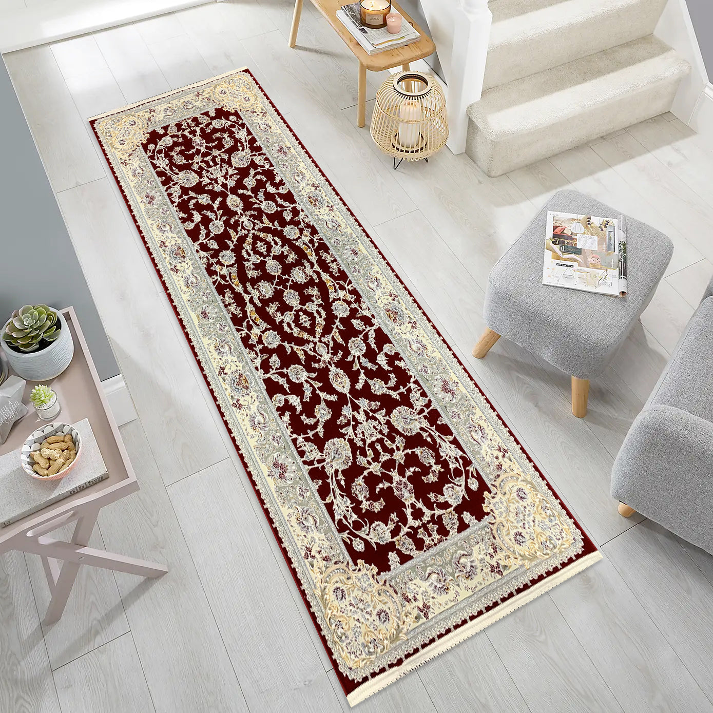 Mehraban 1200 Reed Runner Rug - GLARA HOME