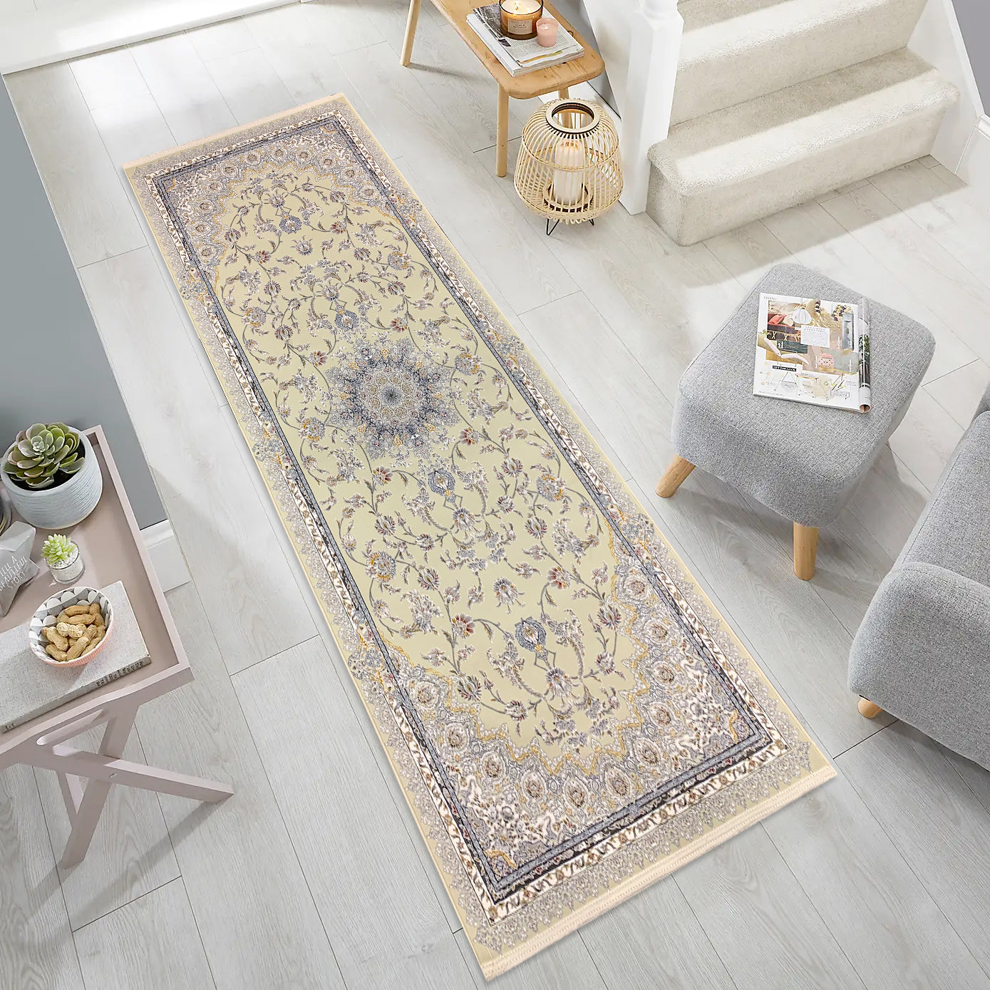 Tida 1200 Reed Runner Rug - GLARA HOME