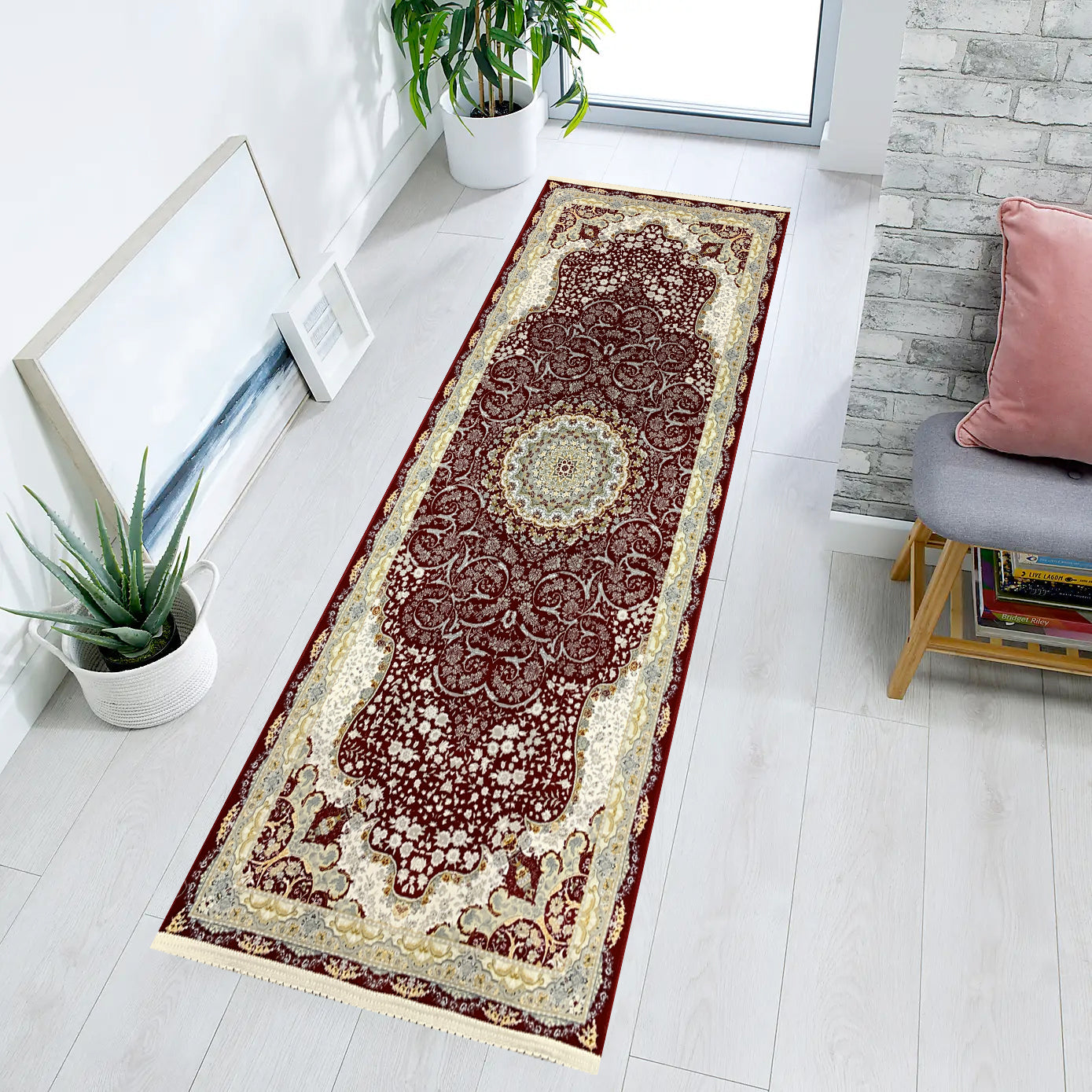Azarakhsh 1200 Reed Runner Rug - GLARA HOME