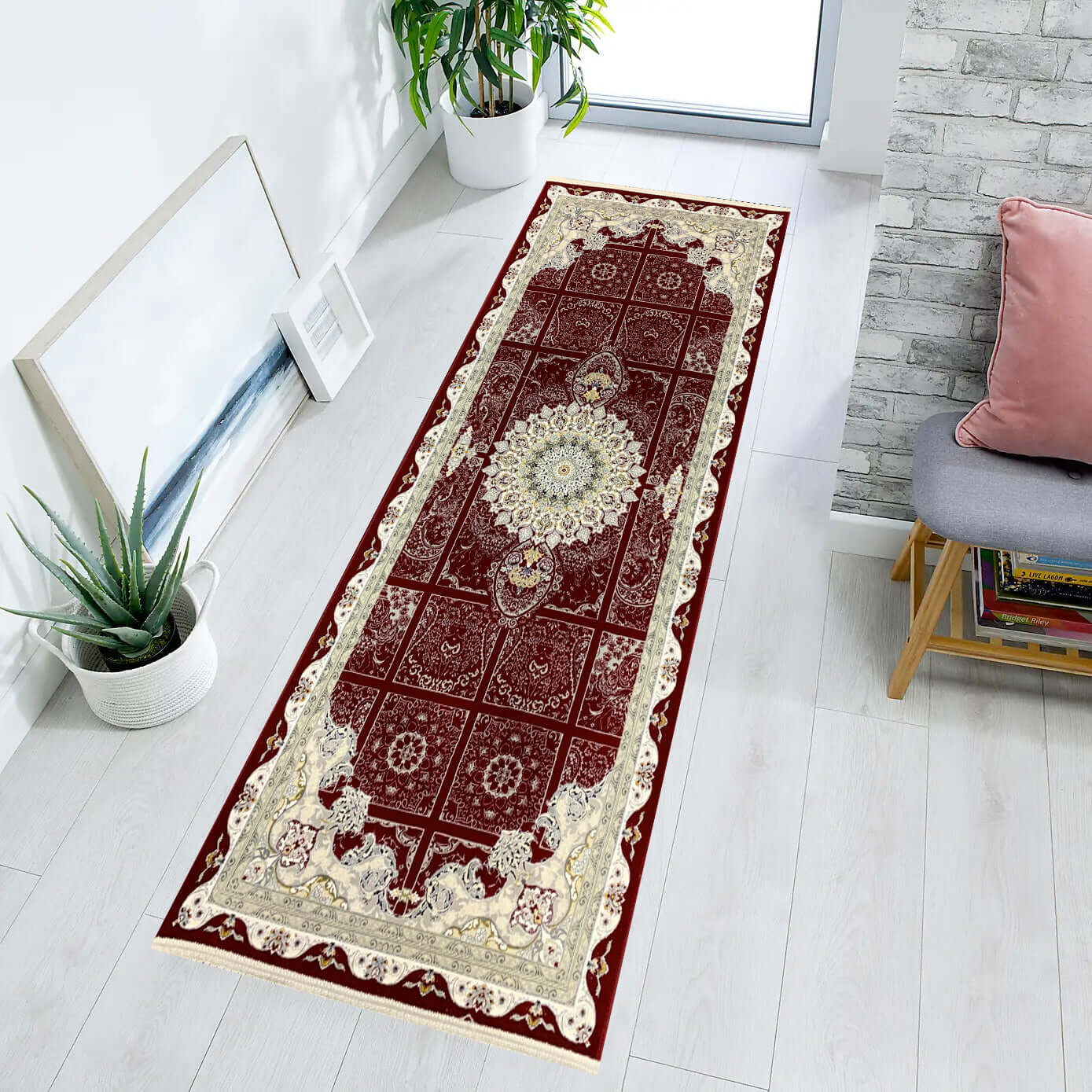 Avin 1200 Reed Runner Rug - GLARA HOME