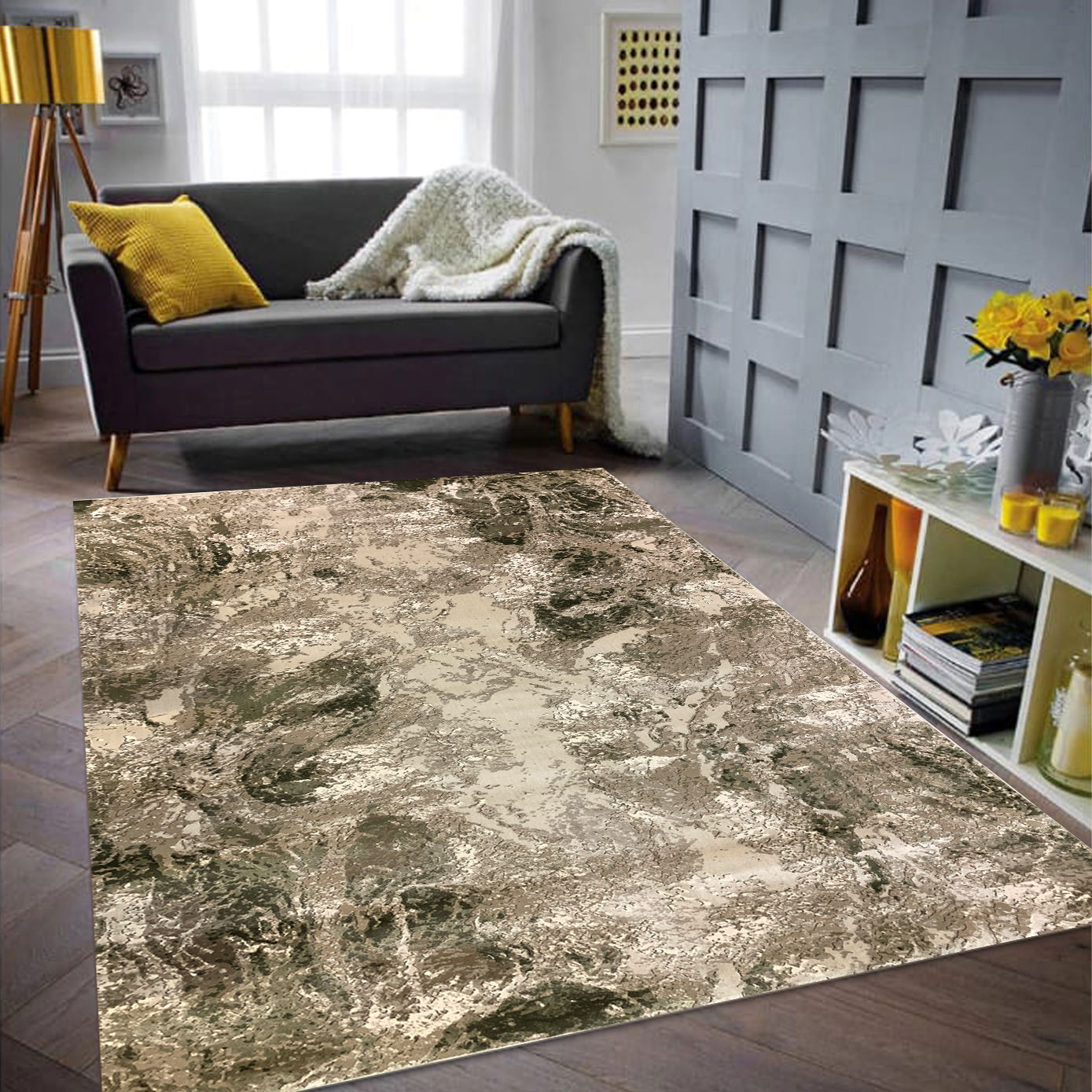 H6217 Modern Rug - GLARA HOME