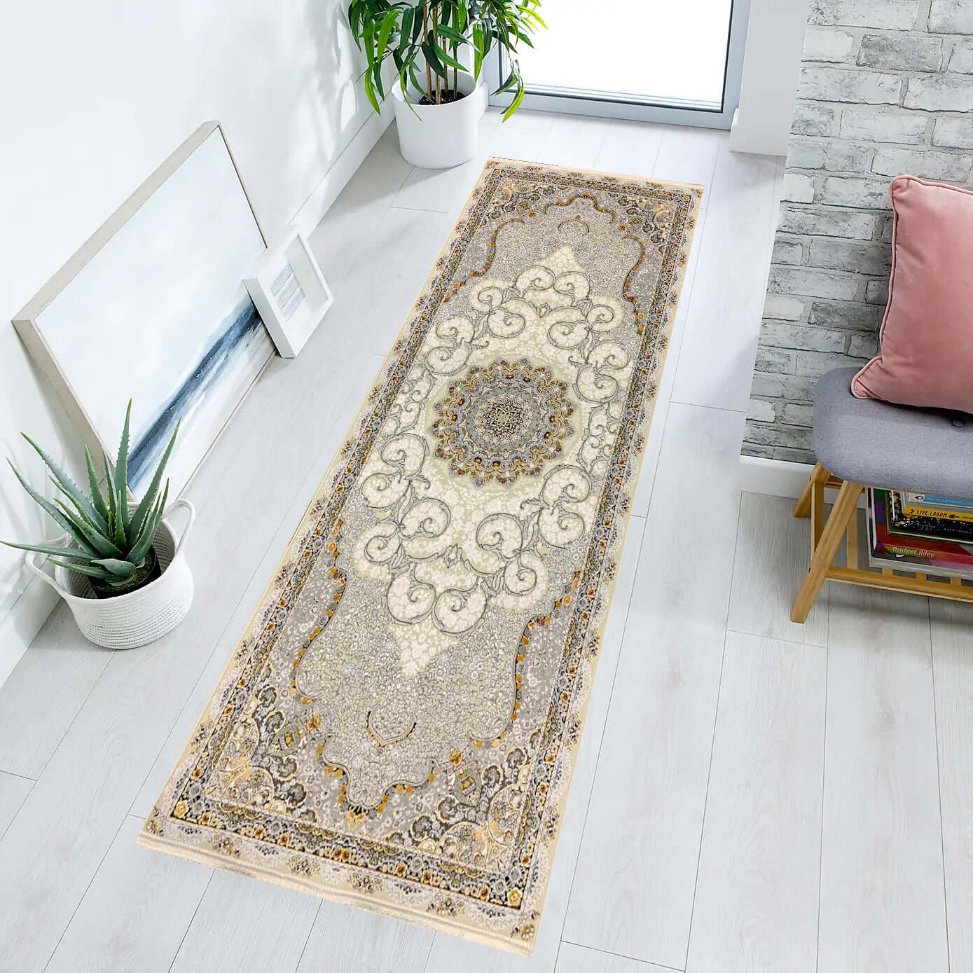 Azarakhsh 1200 Reed Runner Rug - GLARA HOME