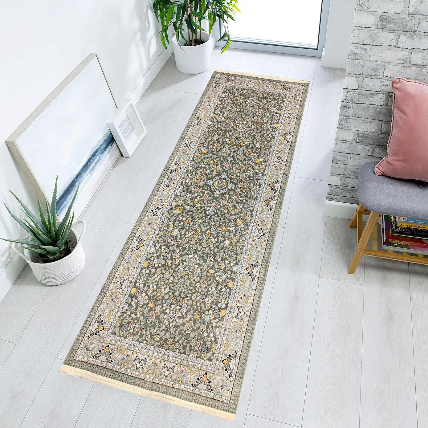 Diwan 1200 Reed Runner Rug - GLARA HOME