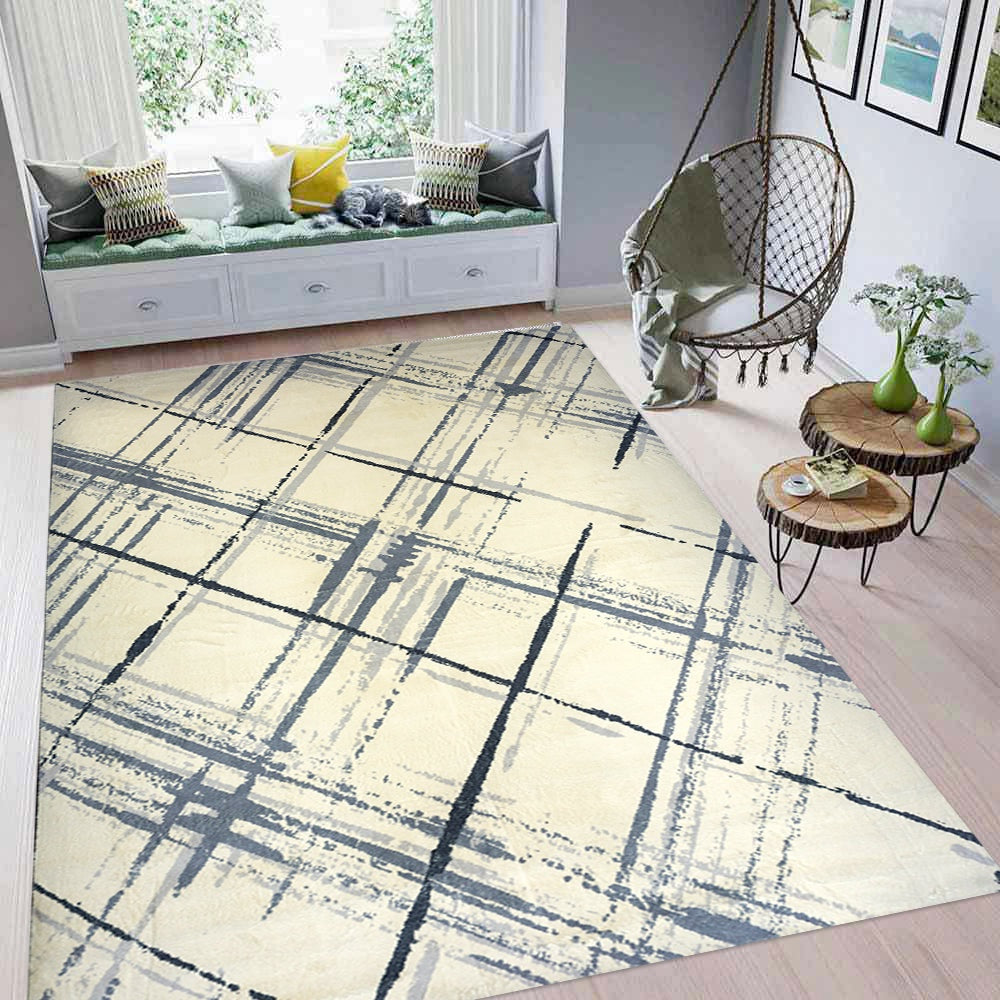 G3049-5 Abstract Rug - GLARA HOME