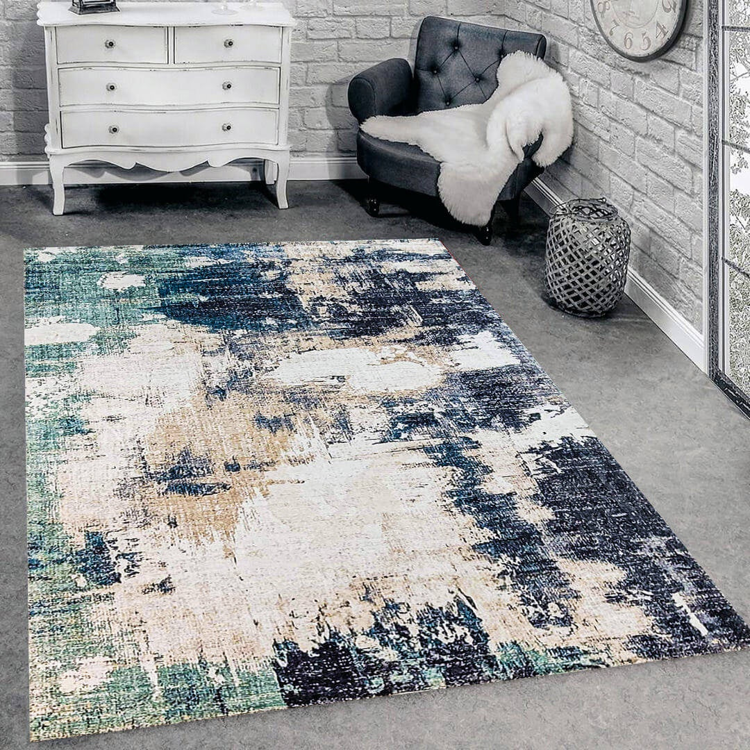 G2600Rj-1Y Abstract Rug - GLARA HOME