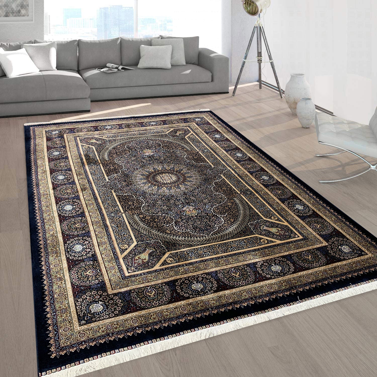 G230 Silk Rug - GLARA HOME