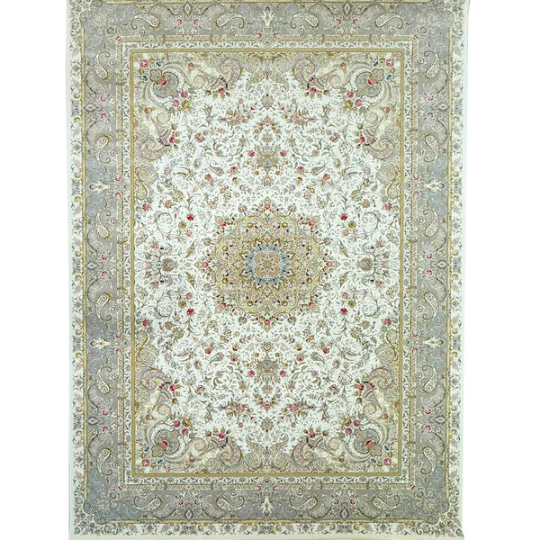 AFROZE CREAM 1500 Reed Persian Area Rug