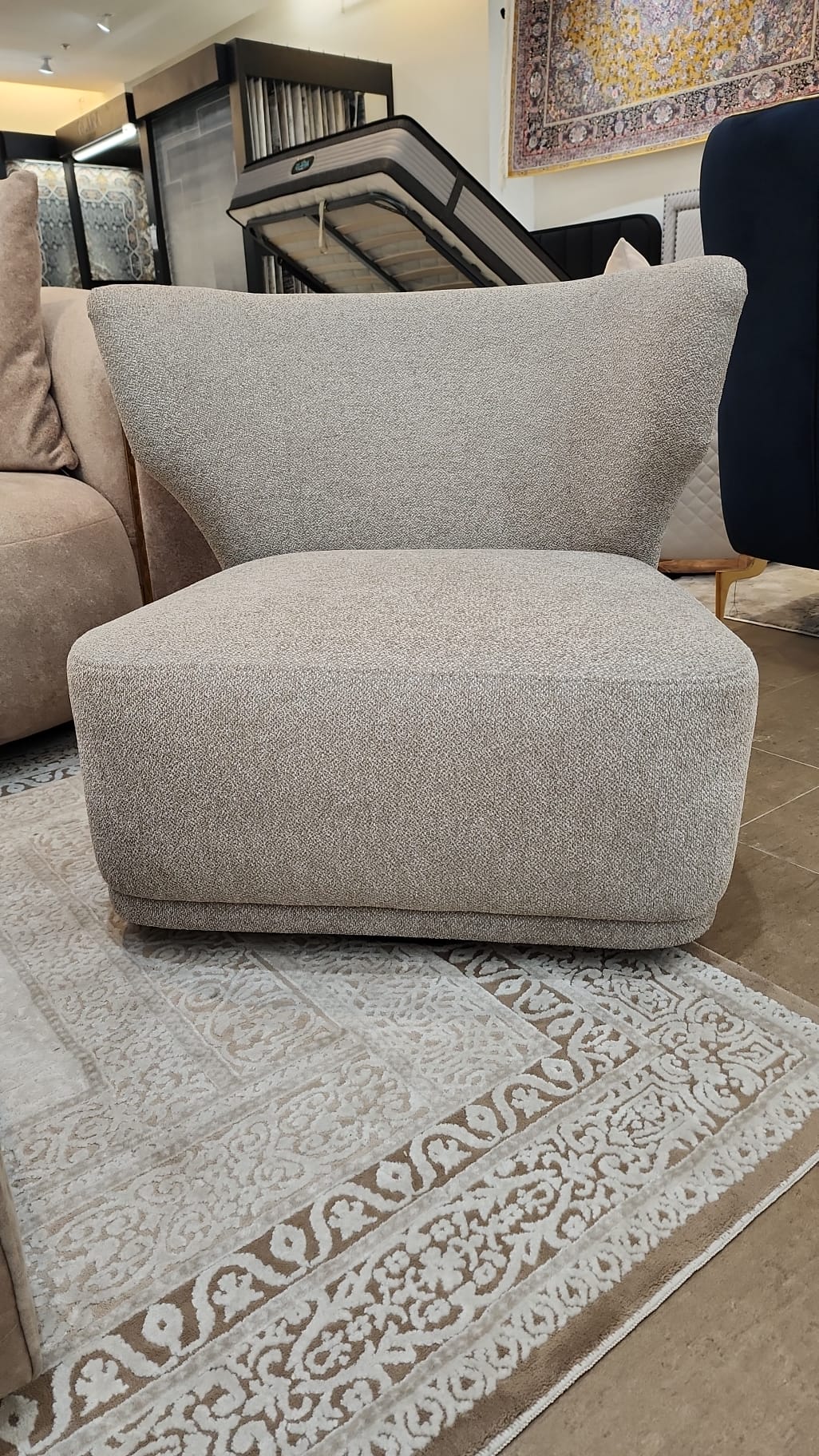 Aoria Sofa ( Royal02 Brown ) - GLARA HOME