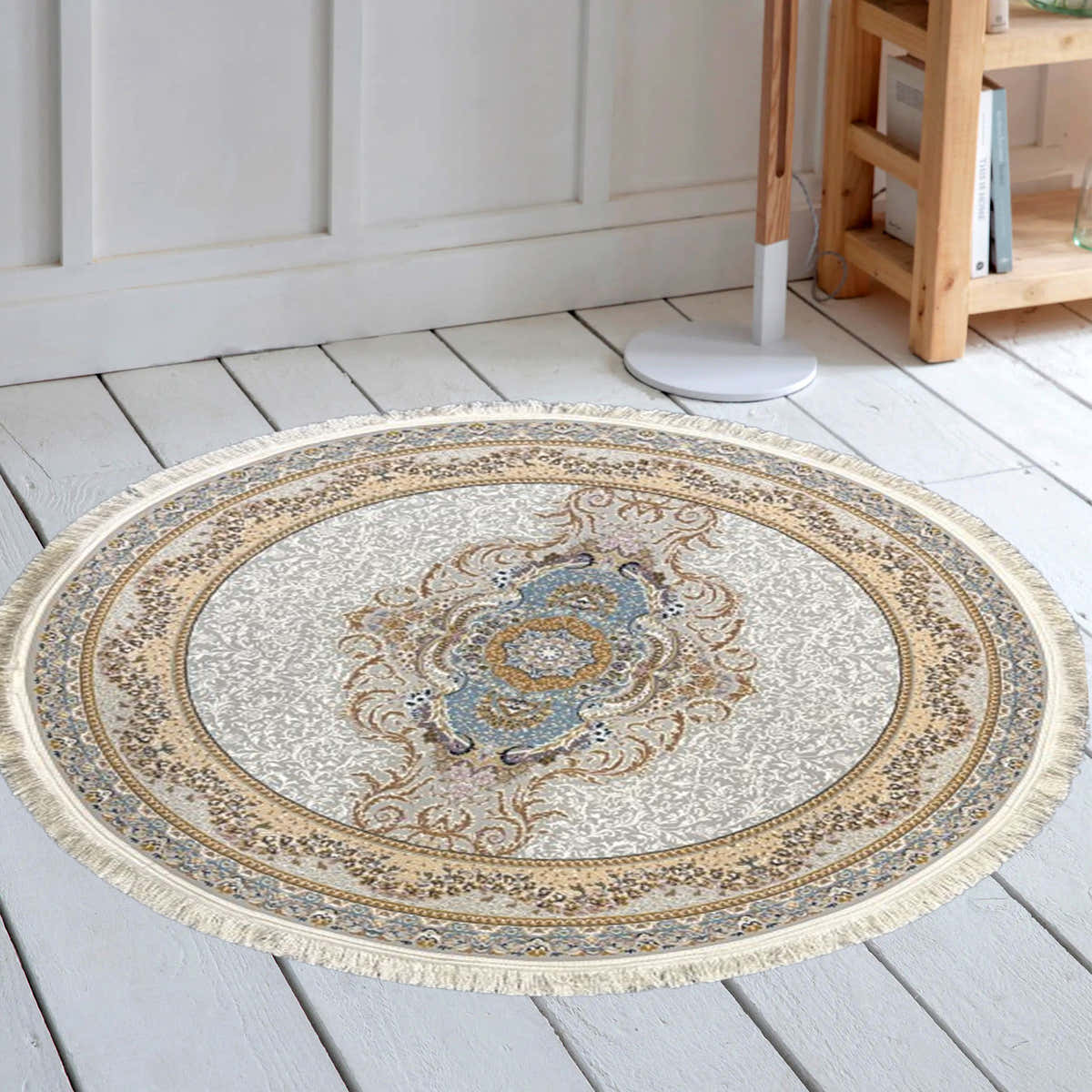 Arses 1250 Reed Round Rug - GLARA HOME