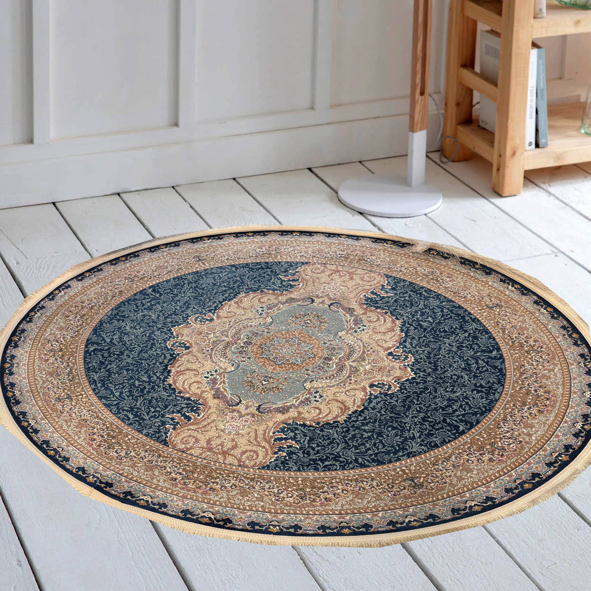 Arses 1250 Reed Round Rug - GLARA HOME