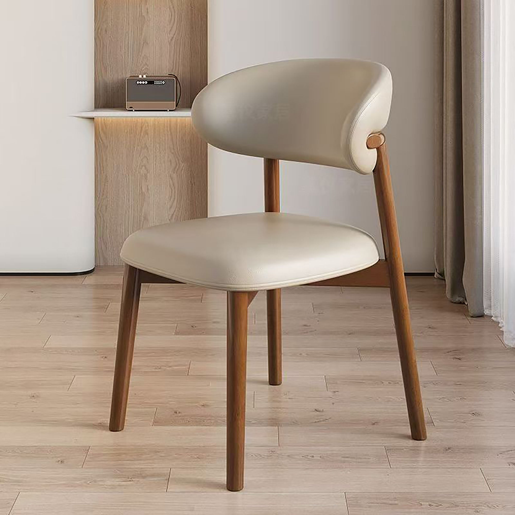 Aurelian Minimalist Dining Chair (MX-09) - GLARA HOME