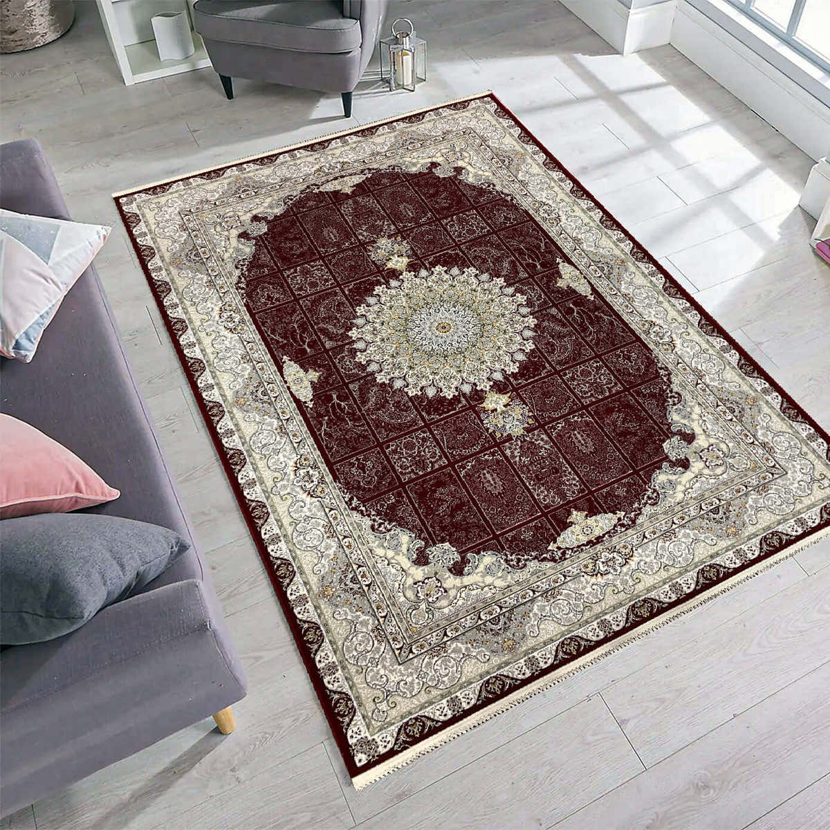 Avin 1200 Reed Persian Rug - GLARA HOME