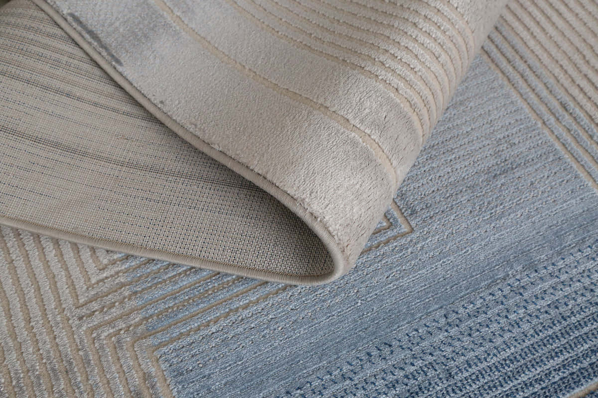 Azure Horizon Geometric Area Rug (PR-05) - GLARA HOME