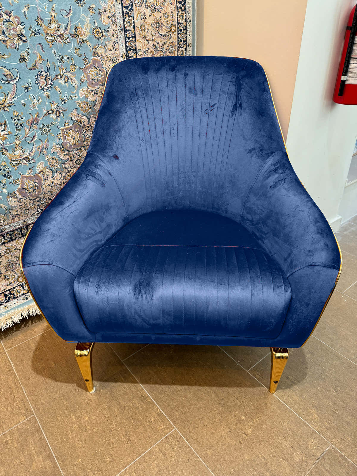 Boss Sofa ( Max24 Navy/ Gold - GLARA HOME