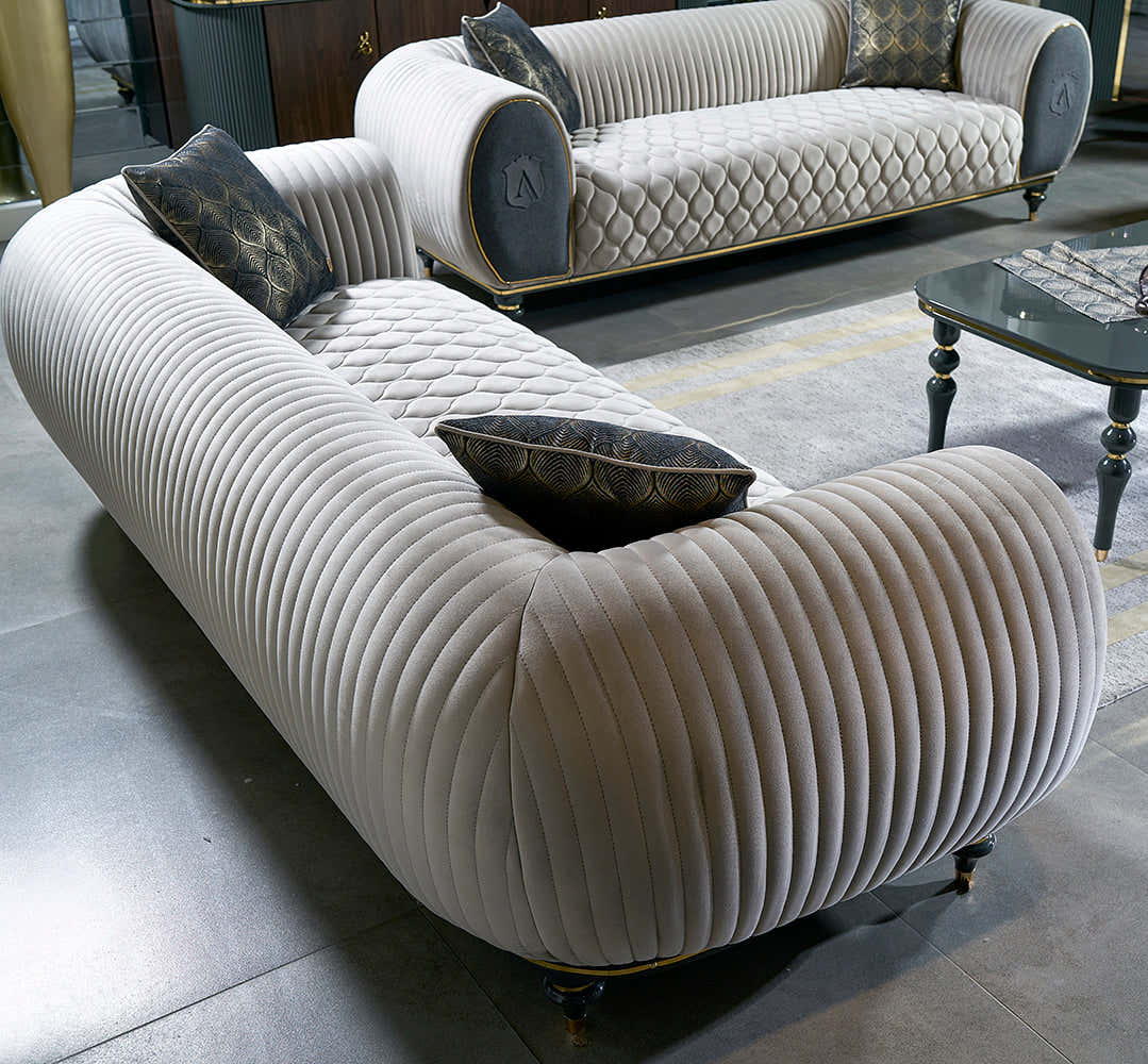 Capella Sofa ( Catalog/ Gold - GLARA HOME