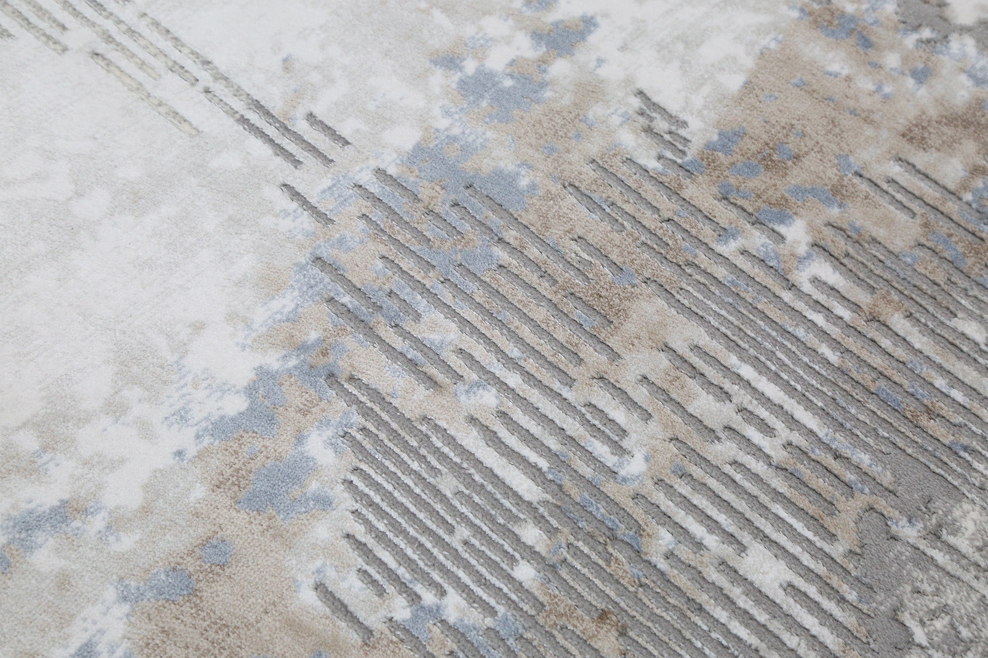 Driftwood Mist Abstract Area Rug (MDC-09) - GLARA HOME