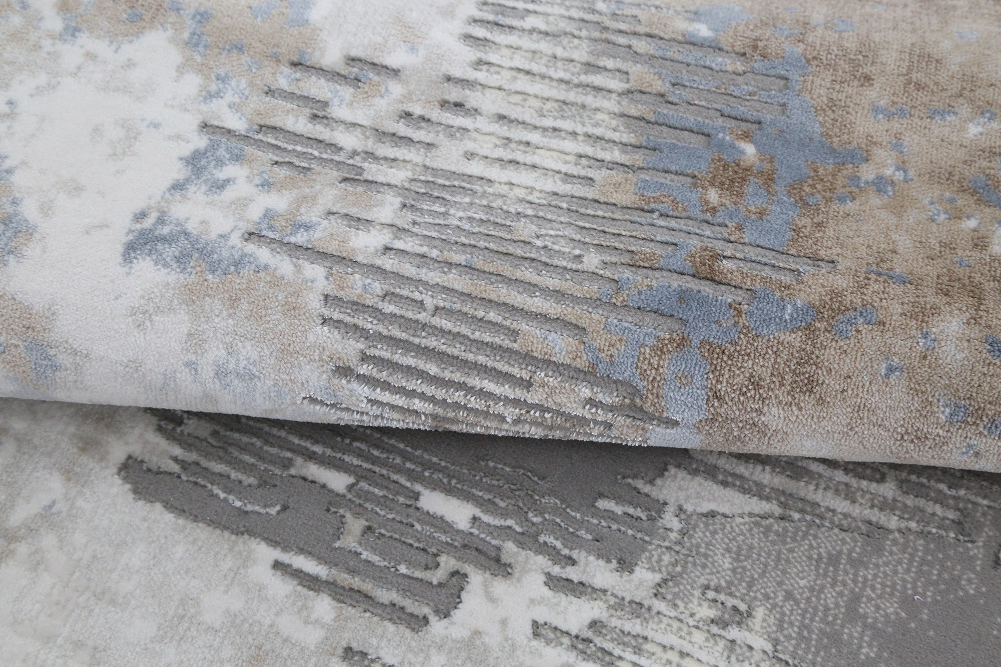 Driftwood Mist Abstract Area Rug (MDC-09) - GLARA HOME