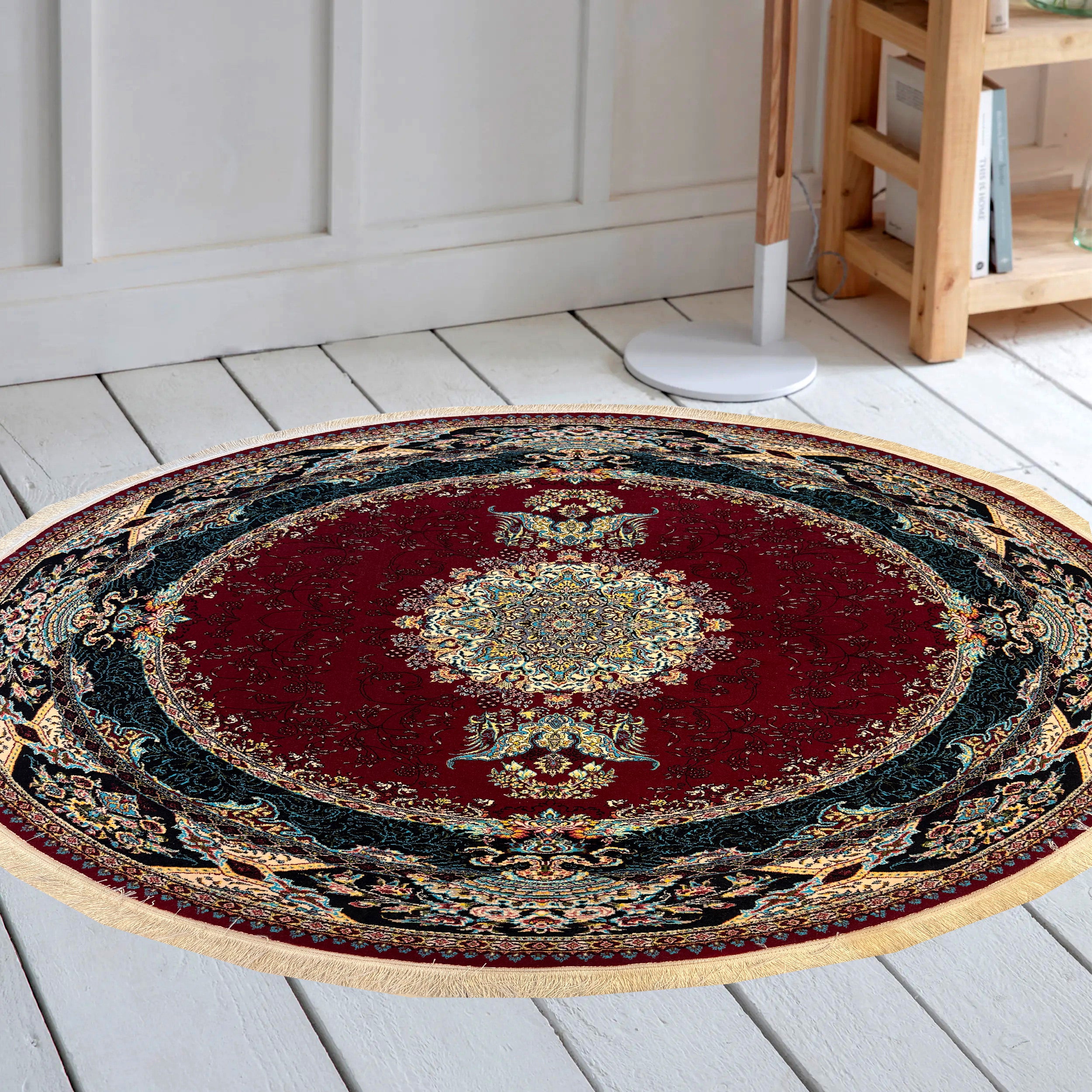 ELISA 700 Reed Round Rug - GLARA HOME