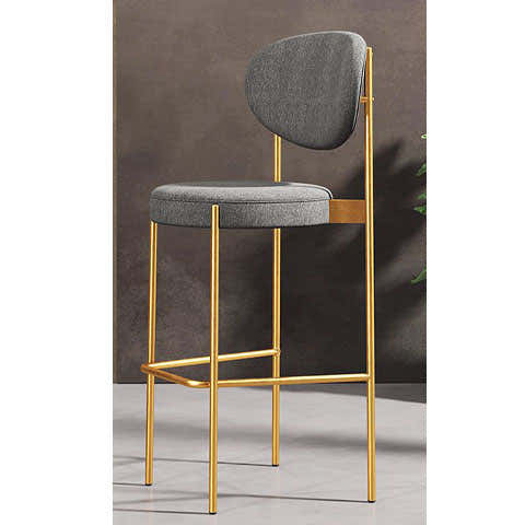 FlairGold Bar Stool - GLARA HOME