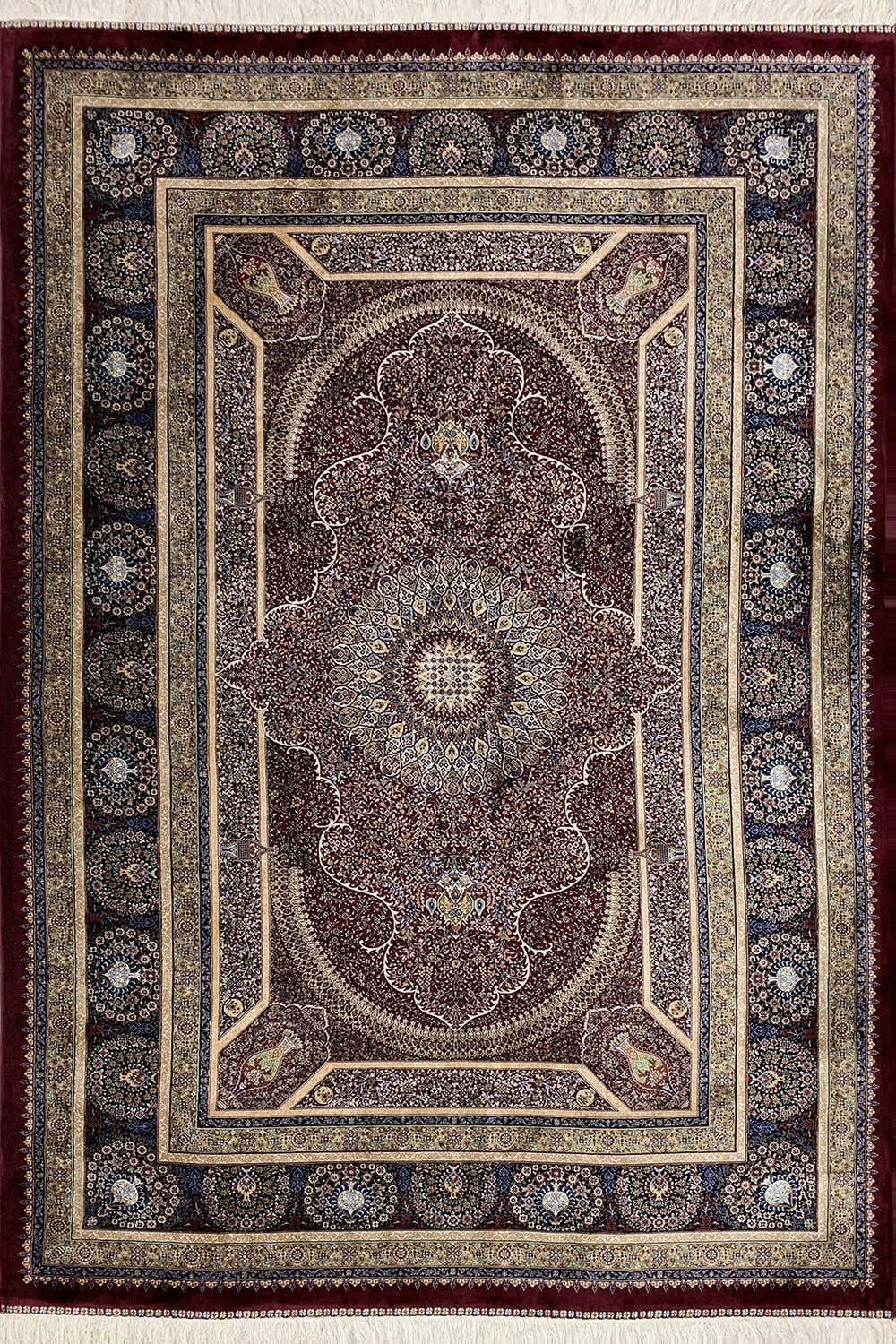 G230 Silk Rug - GLARA HOME