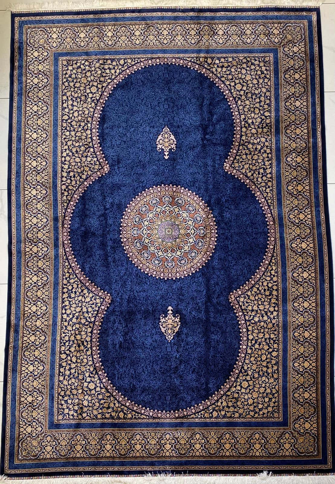 G238 Silk Rug - GLARA HOME