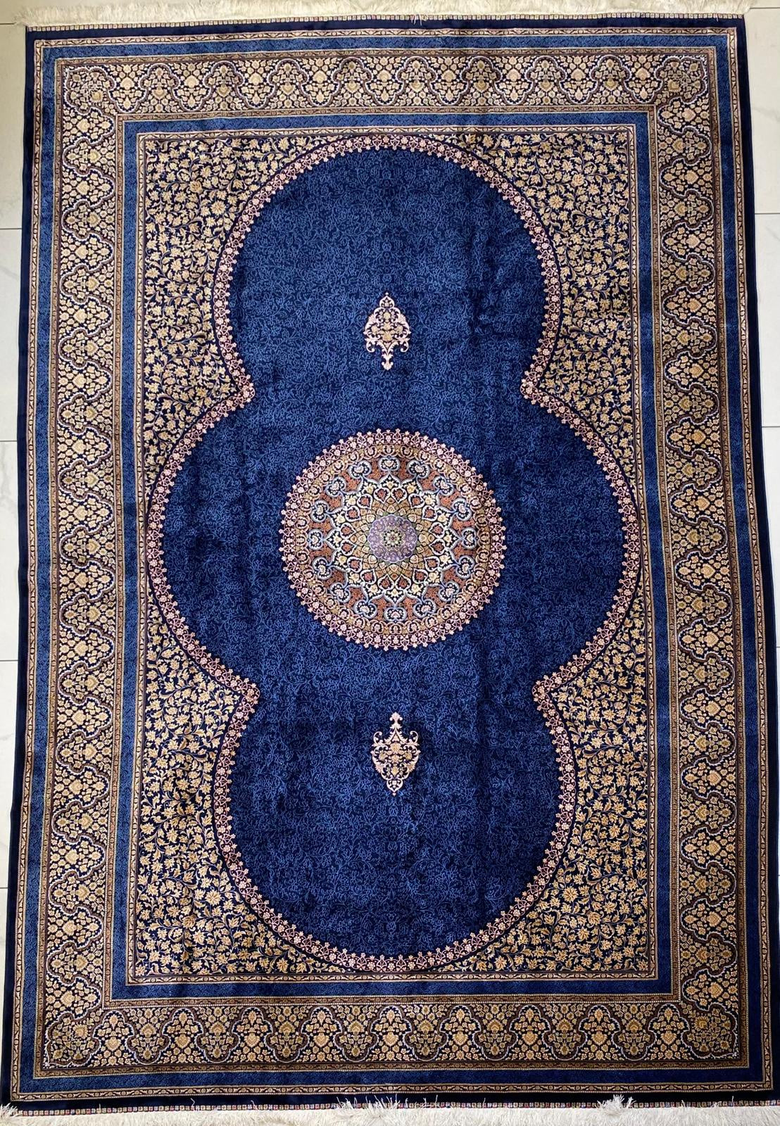G238 Silk Rug - GLARA HOME