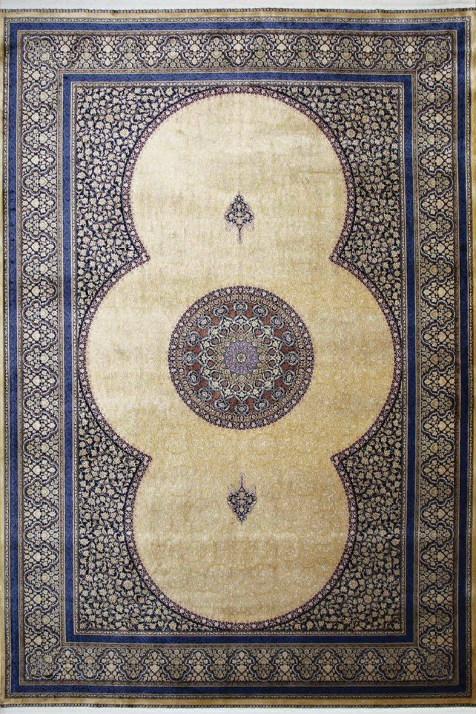 G238 Silk Rug - GLARA HOME