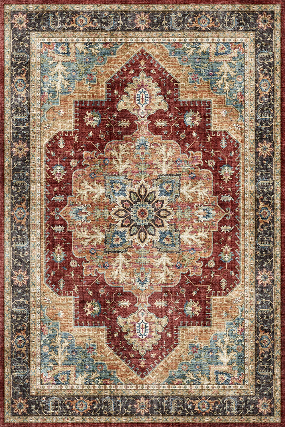 G5439-3 Abstract Rug - GLARA HOME