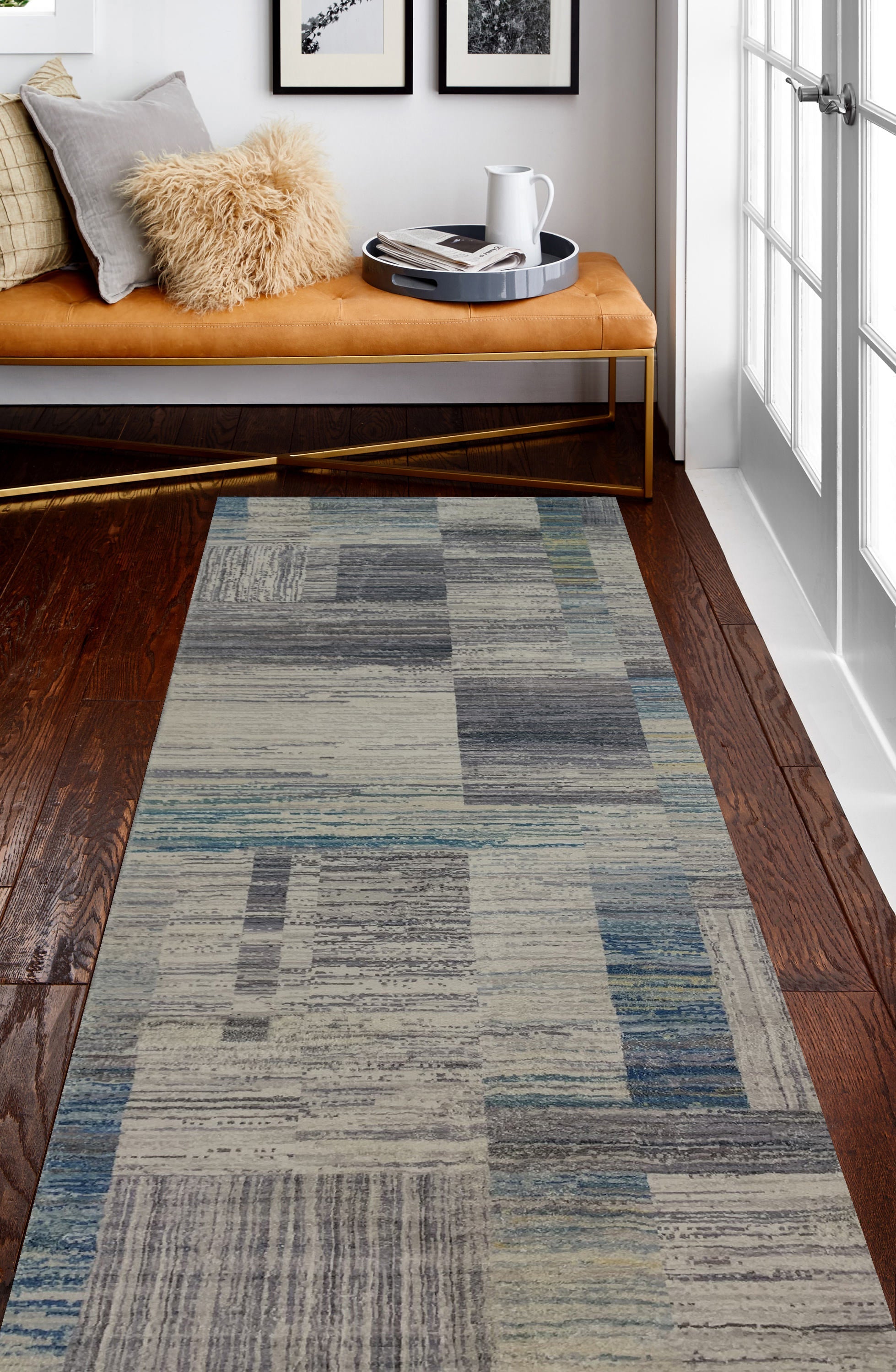 G5507-3 Runner Rug - GLARA HOME