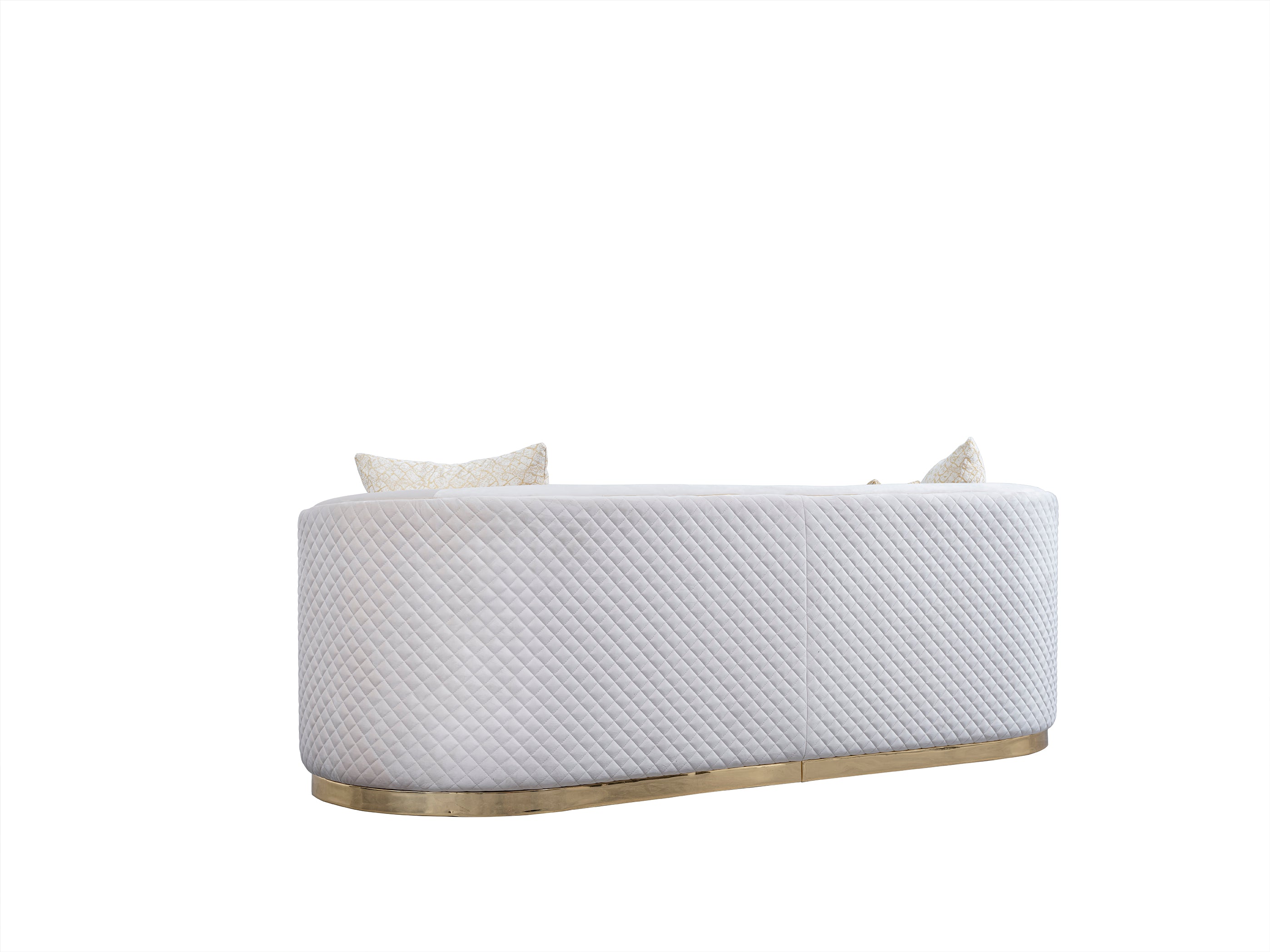 Gusto Sofa ( Max01 Cream/ Gold - GLARA HOME