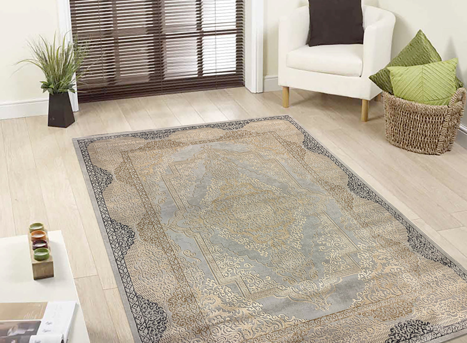 H4864 Turkish Rug - GLARA HOME