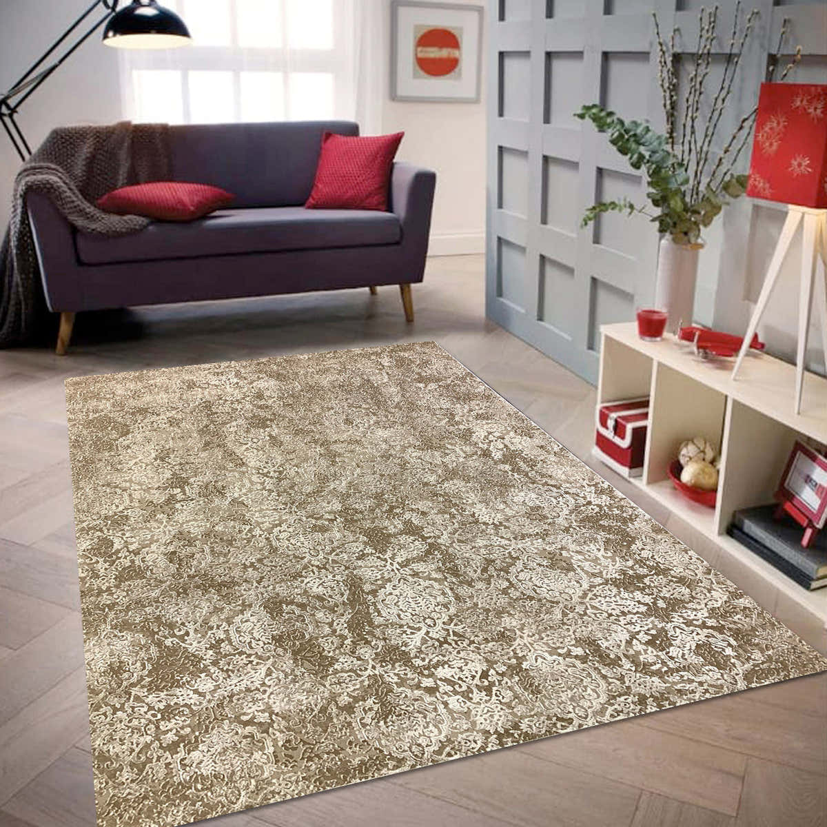 H4866 Turkish Rug - GLARA HOME