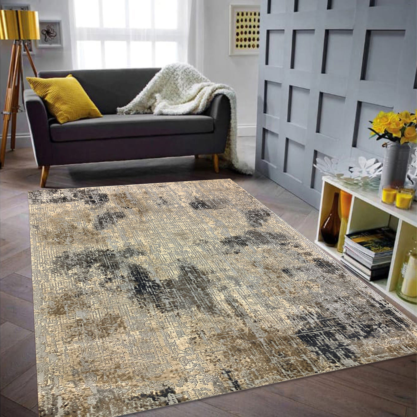 H4870 Turkish Rug - GLARA HOME