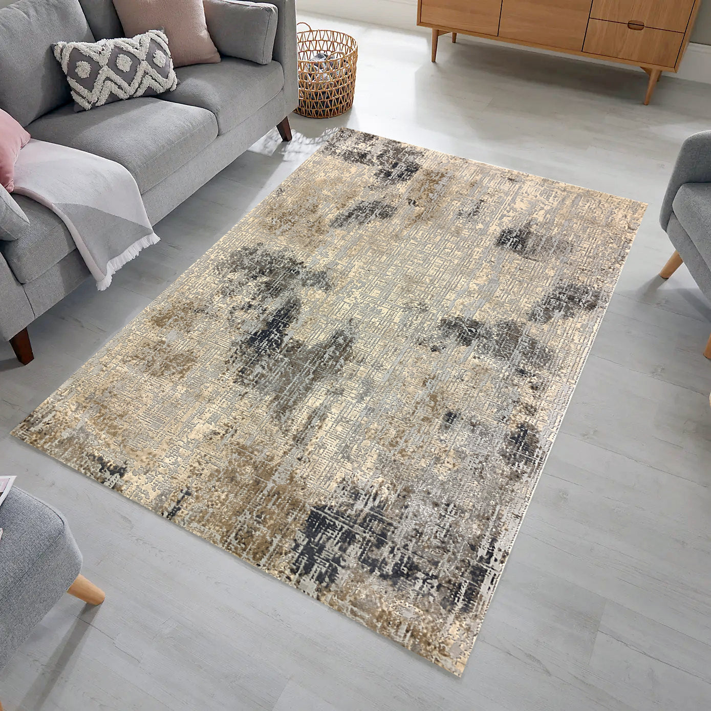H4870 Turkish Rug - GLARA HOME