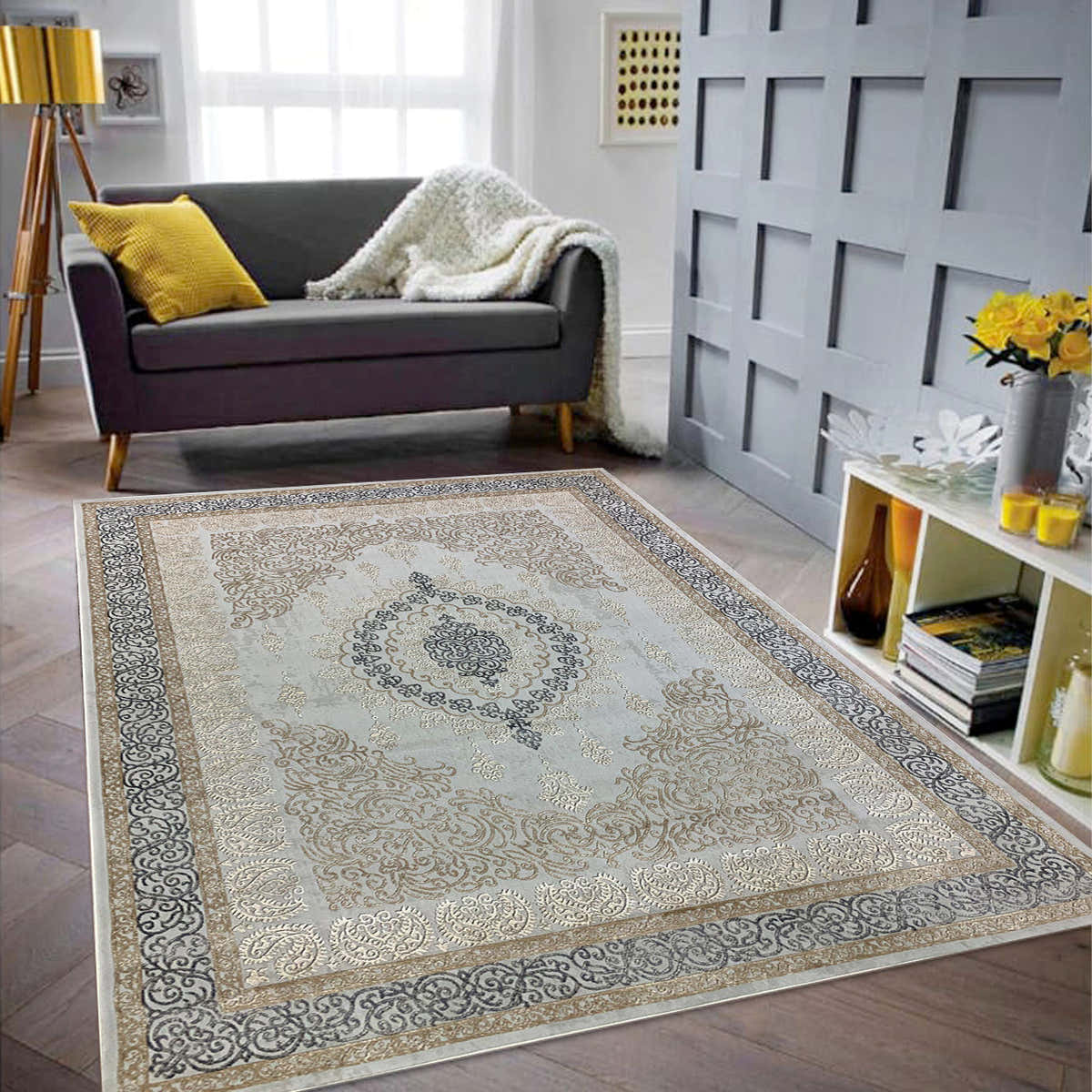 H5110 Modern Rug - GLARA HOME