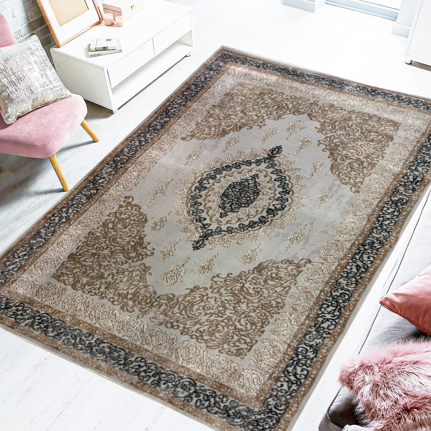H5110 Modern Rug - GLARA HOME
